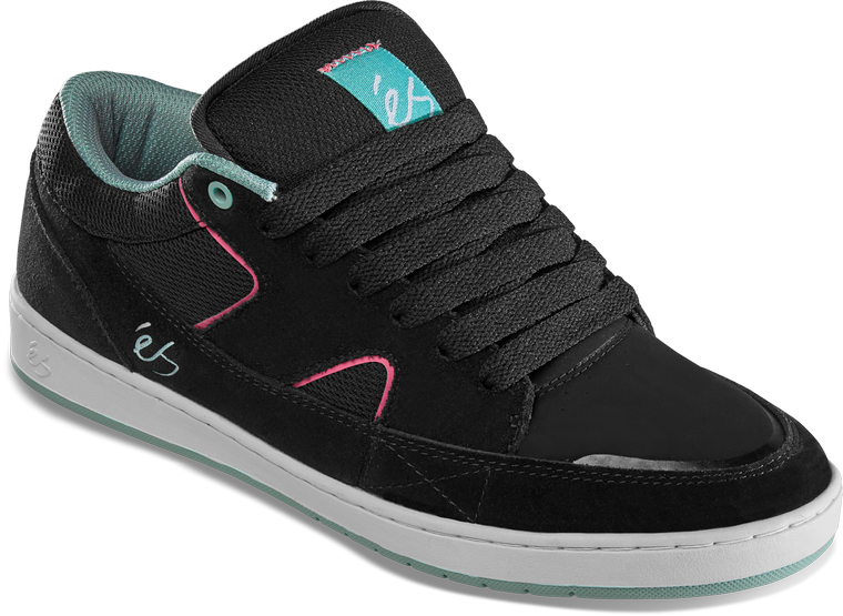 eS Sophisto Shoes Black / Grey / Pink Size 08 (image for) eS Sophisto Shoes Black / Grey / Pink Size 08