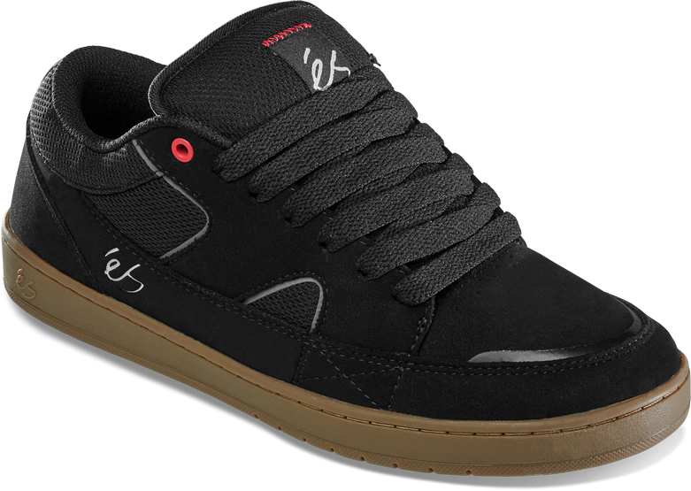 eS Sophisto Shoes Black / Gum / Red Size 09 (image for) eS Sophisto Shoes Black / Gum / Red Size 09