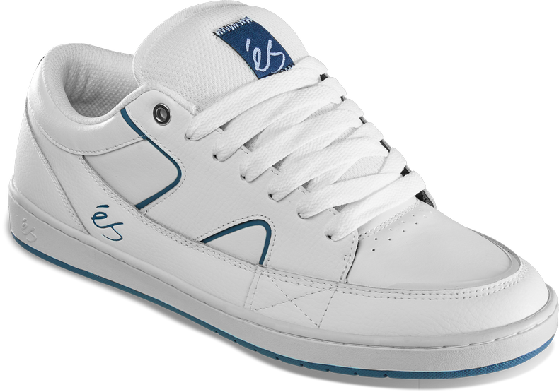 eS Sophisto Shoes White / Blue Size 08 (image for) eS Sophisto Shoes White / Blue Size 08