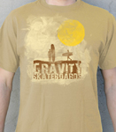 Gravity Retro Surf T-Shirt Sand / XL