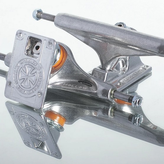 Independent 129mm Stage 11 Forged Hollow Silver Trucks / Iron Cross (image for) Independent 129mm Stage 11 Forged Hollow Silver Trucks / Iron Cross