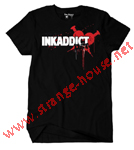 Ink Addict Bloody Heart T-Shirt Black / XXL