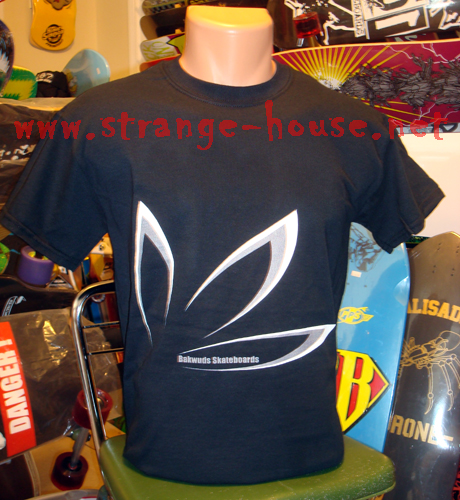 (image for) Bakwuds Skateboards Leaf Shirt Black / Small