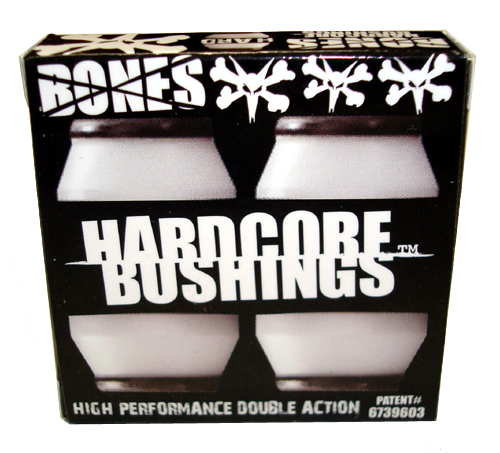 (image for) Bones Hardcore Bushings Hard / White (2 Trucks)