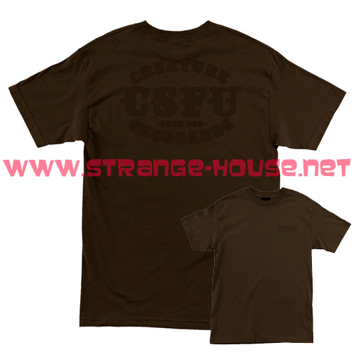 (image for) Creature Club Support T-Shirt / Dark Chocolate / XXL