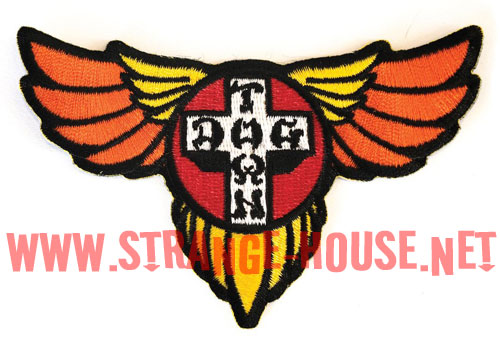 Dogtown Skates Classic Wing Patch / 4" x 3" - Click Image to Close