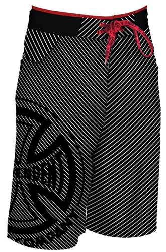 (image for) Indy FN Hot Board Shorts Black on B/W Size 30 Waist