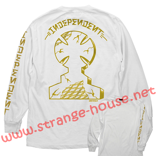 (image for) Independent Dressen Monument L/S T-Shirt / White / Large