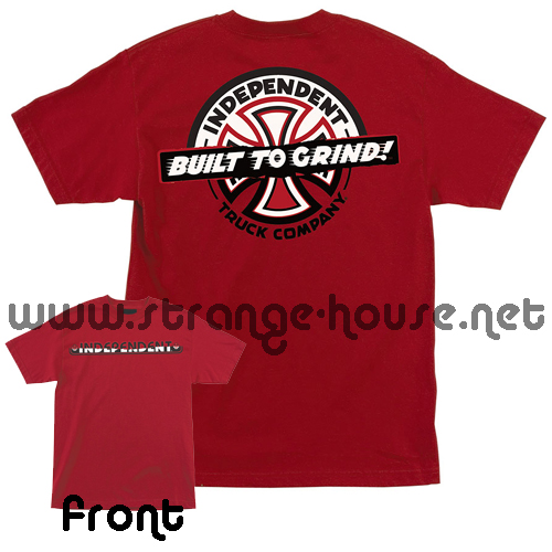 (image for) Independent Mashed Up T-Shirt Cardinal Red / Medium
