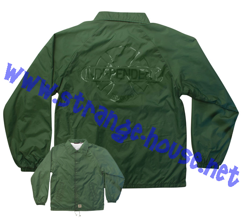 Independent No BS Windbreaker Green / XL - Click Image to Close