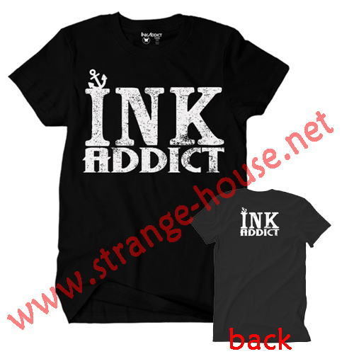 (image for) Ink Addict Anchor T-Shirt Black / Large