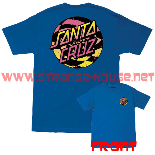 (image for) Santa Cruz Radical Dot Blue T-Shirt / Medium