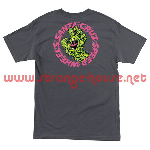 (image for) Santa Cruz Slimeball Hand T-Shirt Charcoal / Small