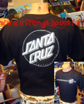(image for) Santa Cruz Other Dot T-Shirt / Black, White, Silver / Youth Lg