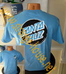 Santa Cruz Other Dot T-Shirt / Blue w/ Black Dot Small (image for) Santa Cruz Other Dot T-Shirt / Blue w/ Black Dot Small