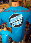 (image for) Santa Cruz Other Dot T-Shirt Turquoise / Small