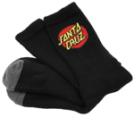 Santa Cruz 2 Pair Classic Dot Black Socks