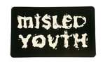Zero Misled Youth Sticker - Black & White - 4.5" x 2.625"